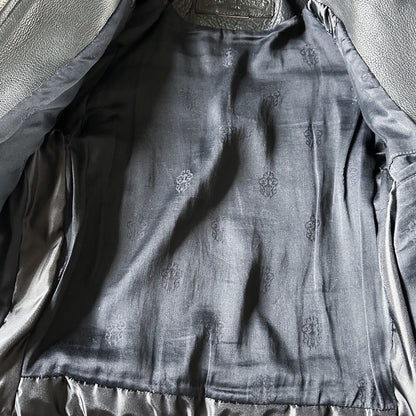 Special Order 1/1 Belted Dagger Sherpa Leather Bomber Jacket