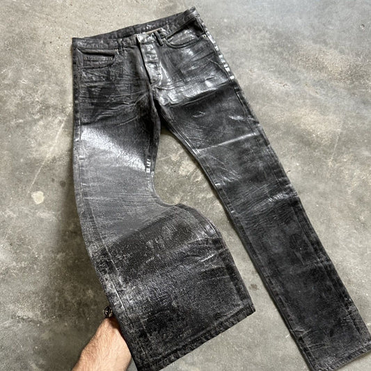 Dior AW05 “In The Morning” Polyurethane Luster Wax Denim