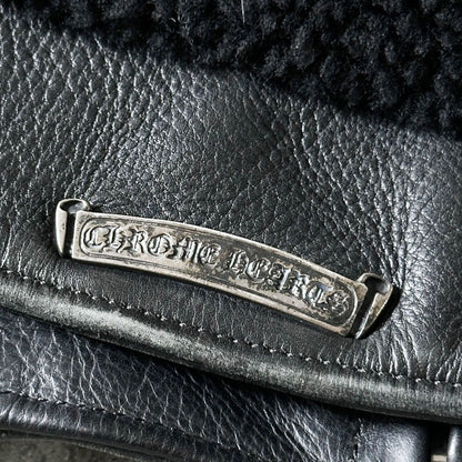 Special Order 1/1 Belted Dagger Sherpa Leather Bomber Jacket