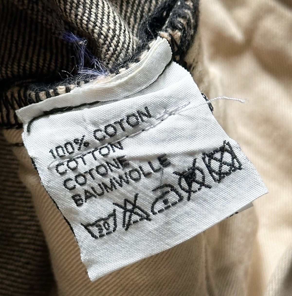 Dior AW05 “In The Morning” Polyurethane Luster Wax Denim