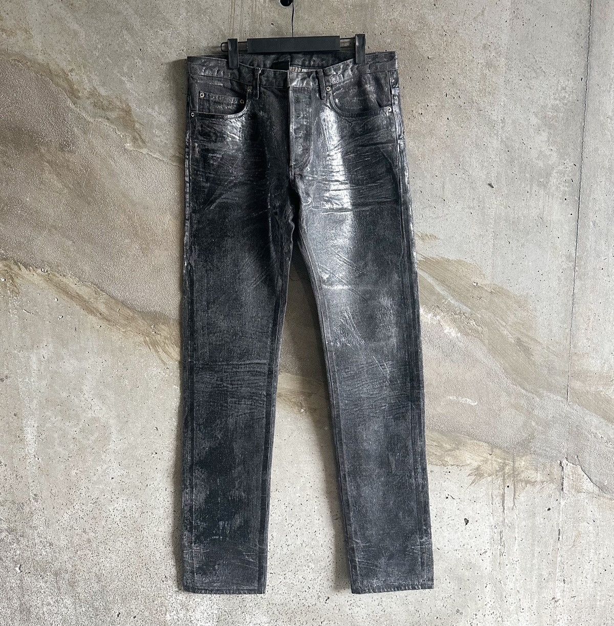 Dior AW05 “In The Morning” Polyurethane Luster Wax Denim