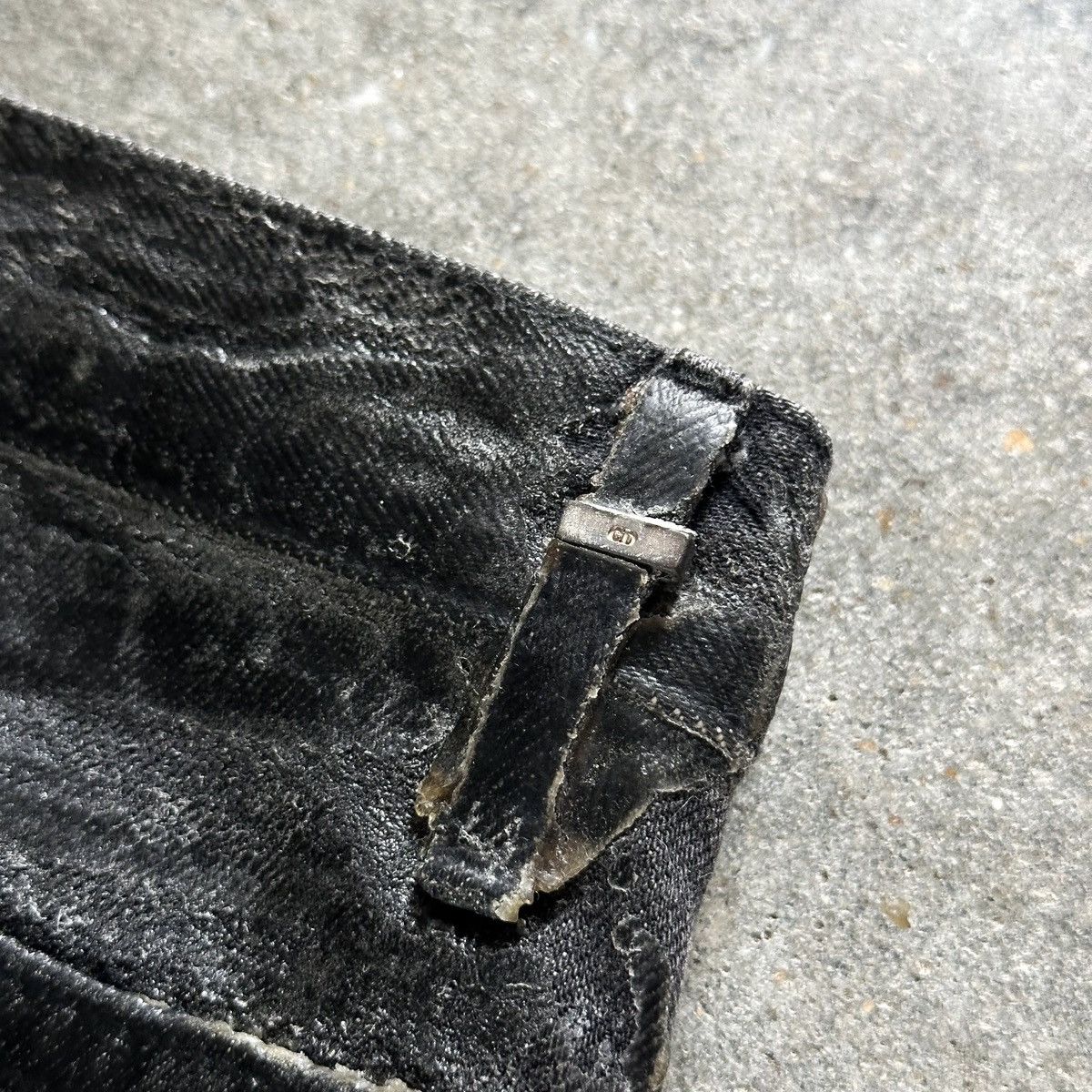 Dior AW05 “In The Morning” Polyurethane Luster Wax Denim