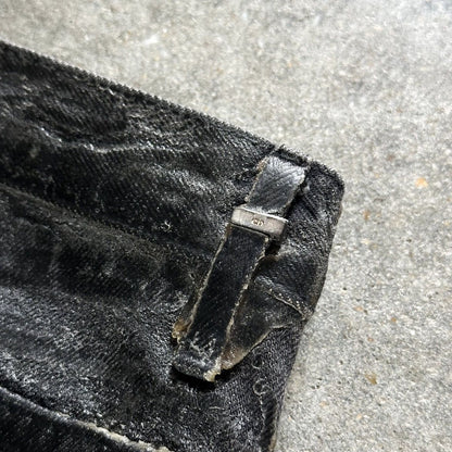 Dior AW05 “In The Morning” Polyurethane Luster Wax Denim