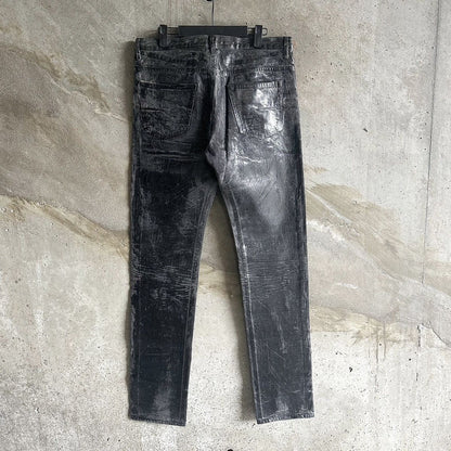 Dior AW05 “In The Morning” Polyurethane Luster Wax Denim