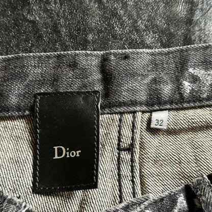 Dior AW05 “In The Morning” Polyurethane Luster Wax Denim