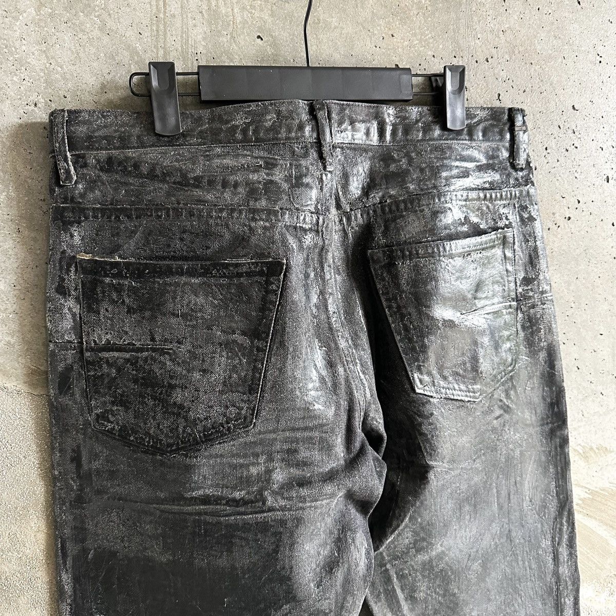 Dior AW05 “In The Morning” Polyurethane Luster Wax Denim