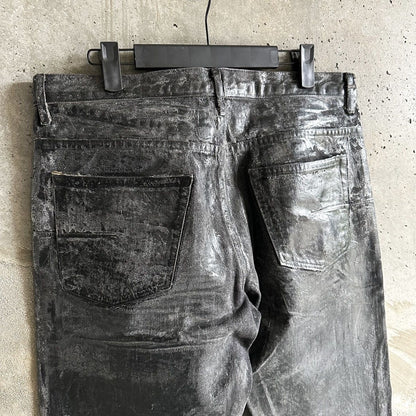 Dior AW05 “In The Morning” Polyurethane Luster Wax Denim